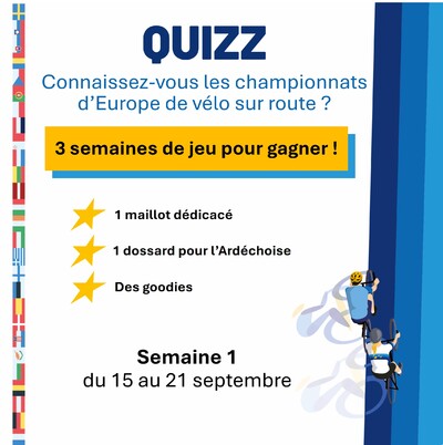 QUIZZ - CONNAISSEZ-VOUS LES CHAMPIONNATS D'EUROPE DE VÉLO ?
